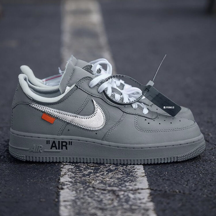 The Off-White x Nike Air Force 1 Low Light Green Spark Drops In