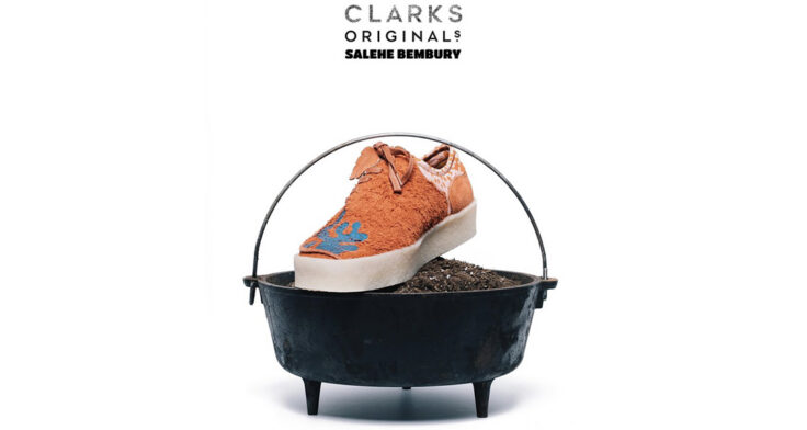 Salehe Bembury x Clarks Originals "Mud Moss" Lugger (Orange)