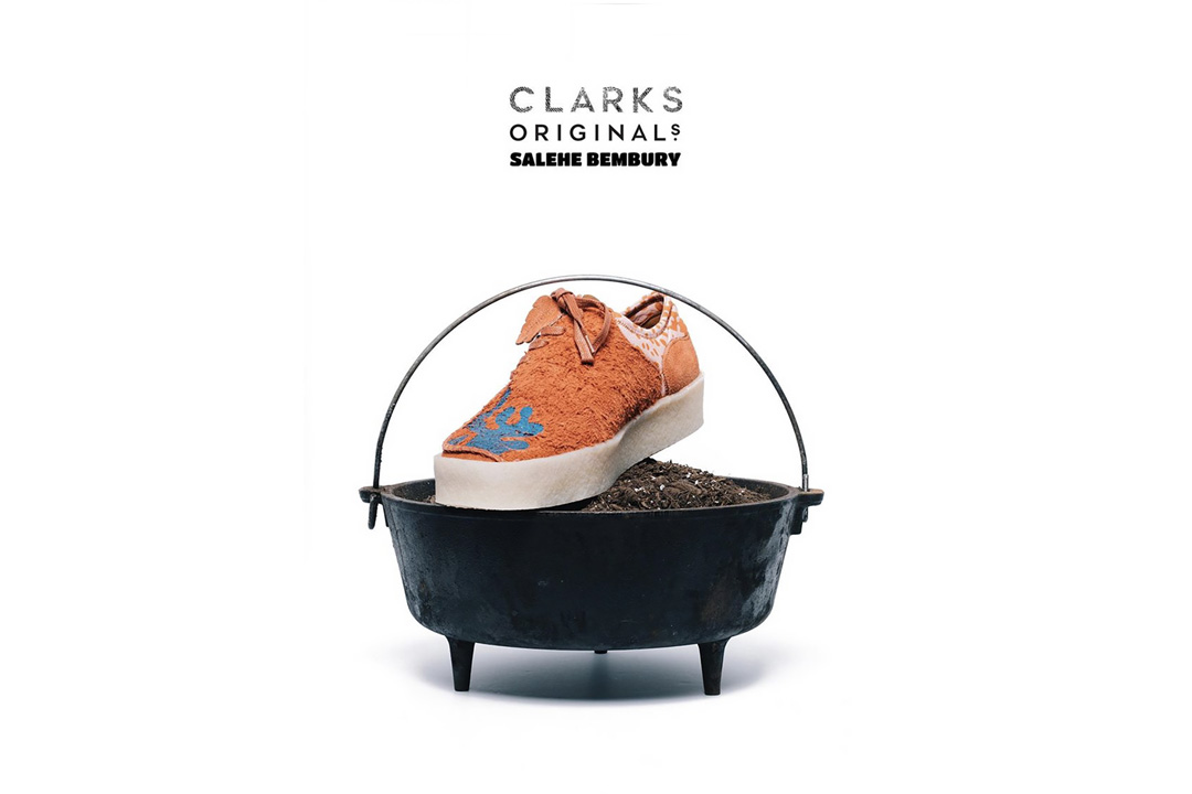 Salehe Bembury x Clarks Originals "Mud Moss" Lugger (Orange)