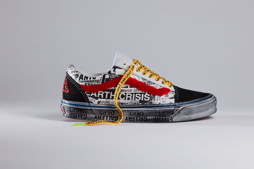 Punk Show Flyers Inspire Upcoming GALLERY DEPT. x Vans Old Skool Collab