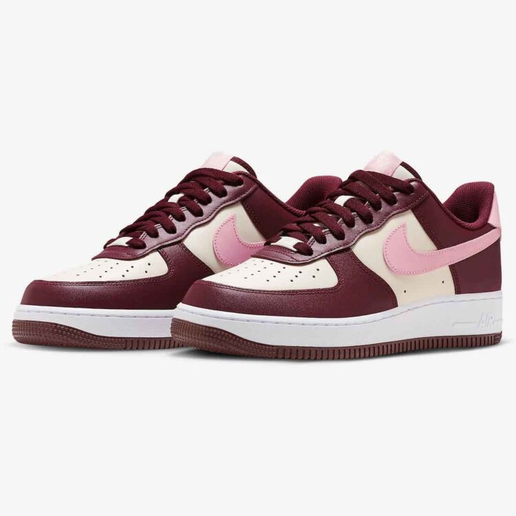 nike air force 1 low valentines day sail maroon pink 1 750x750