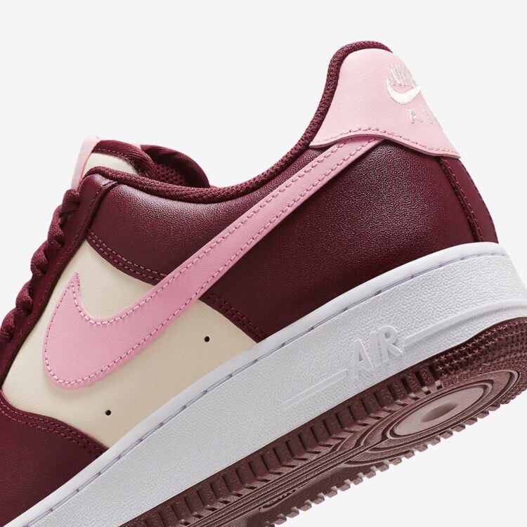 Nike Air Force 1 Low "Valentine's Day" (Sail/Night Maroon-Medium Soft Pink)