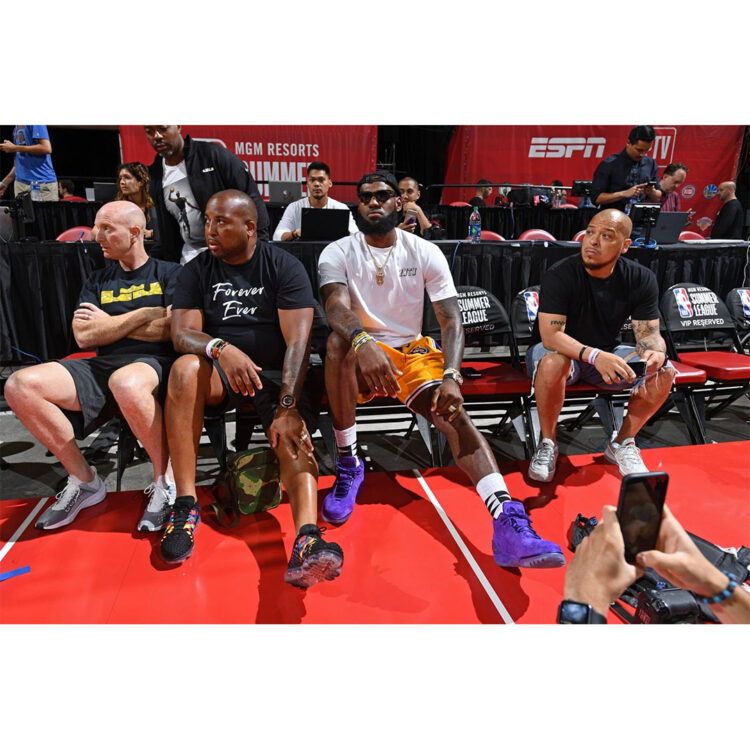 LeBron James in the Nike Air Zoom Generation "Court Purple"