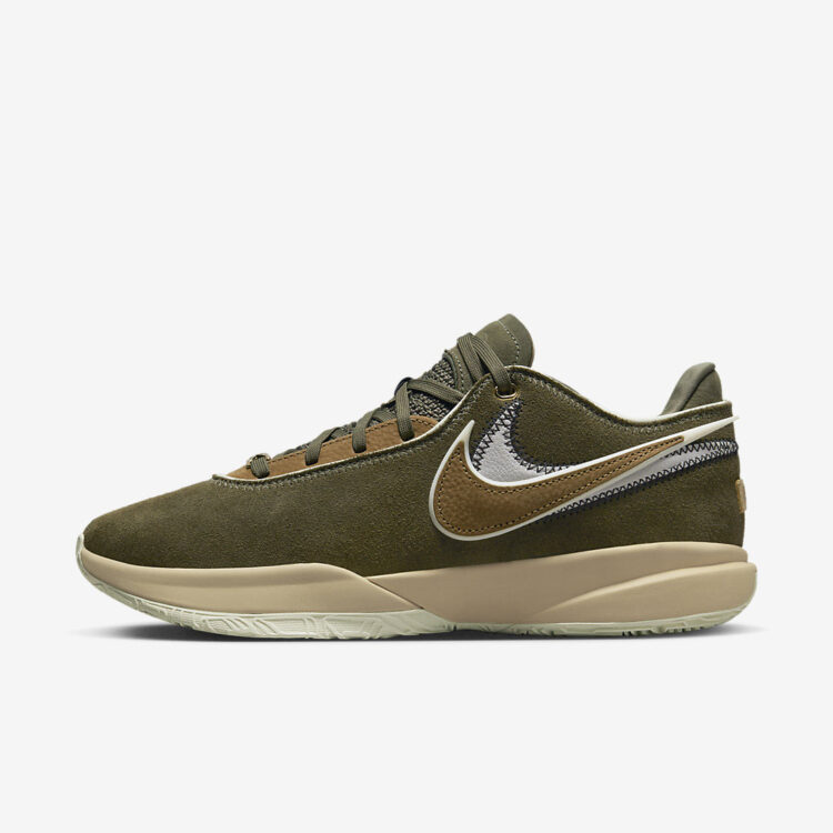 Nike LeBron 20 "Olive Suede" DV1193-901