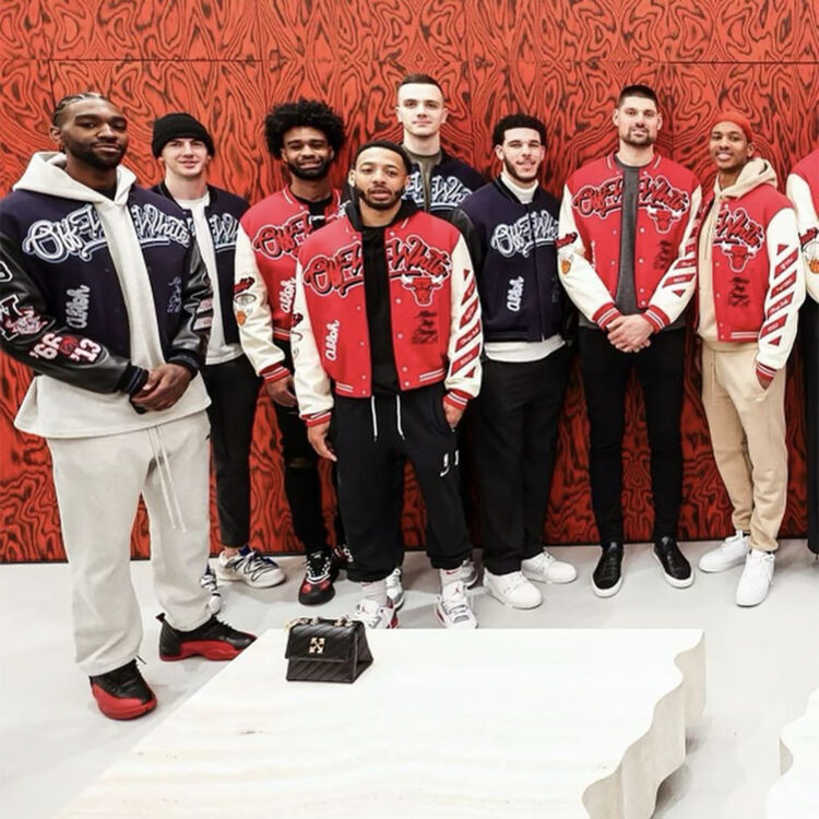 Sports Team-Collab Luxe Streetwear : off-white and the chicago bulls