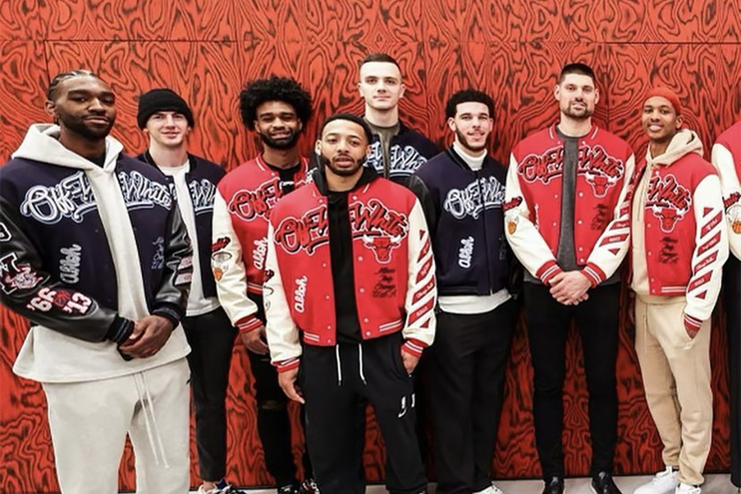 AC Milan Off-White Varsity Jacket - William Jacket