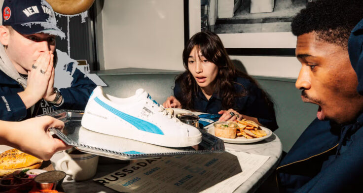 Extra Butter x Russ & Daughters x PUMA Clyde