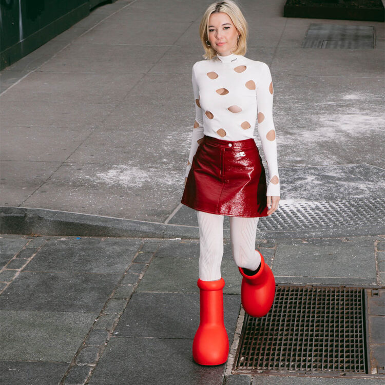 MSCHF Big Red Boot | Nice Kicks