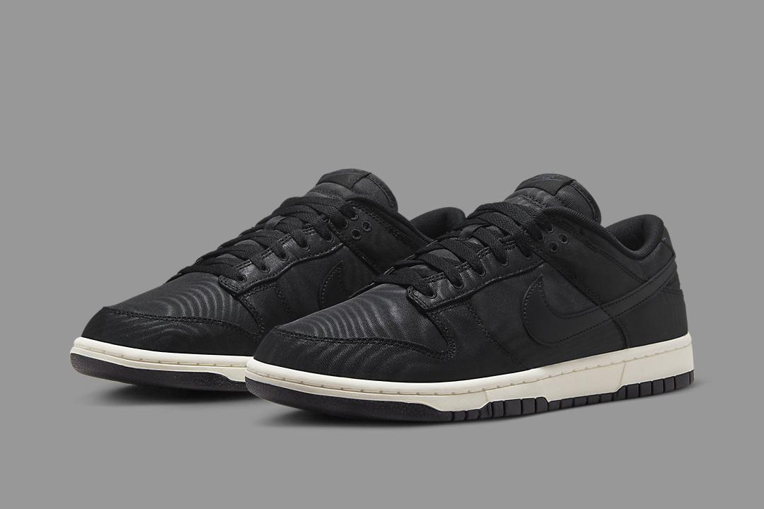 Black Canvas Makes Up This Nike Dunk Low