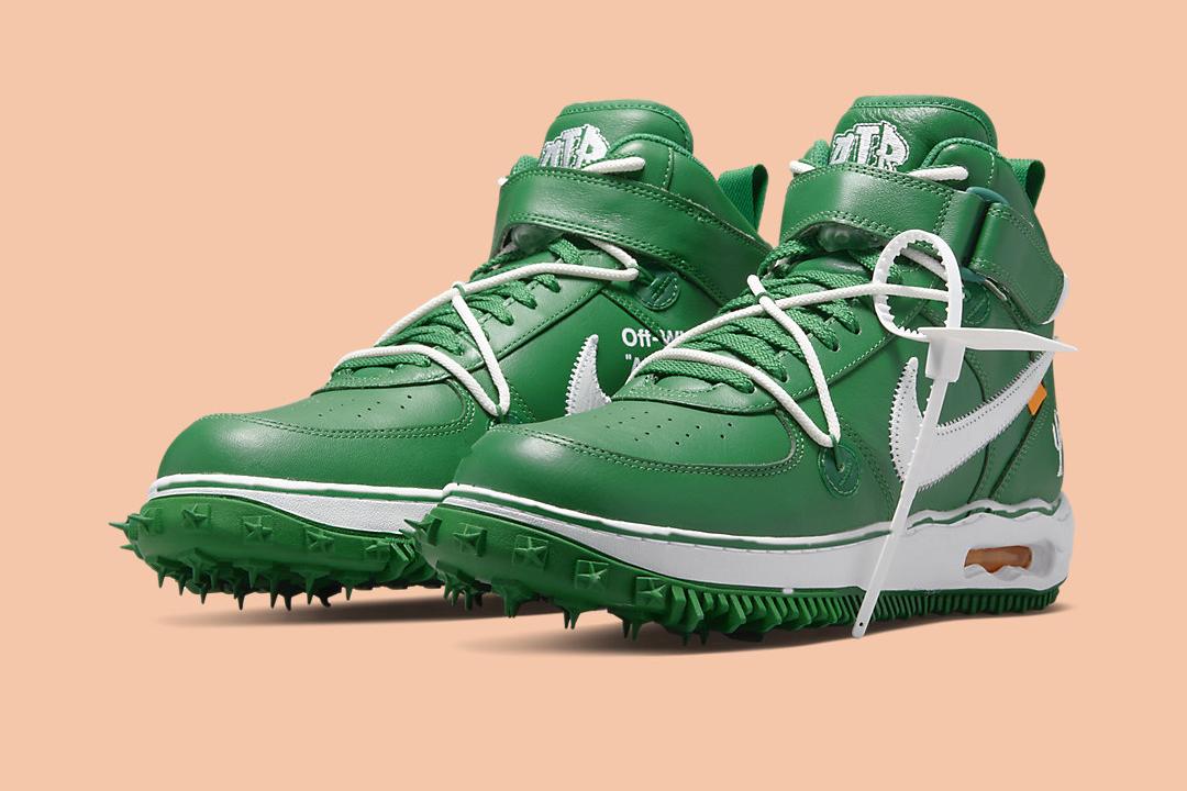 Off-White x nike hyperfuse low mens basketball shoe e in wide "Pine Green" DR0500-300