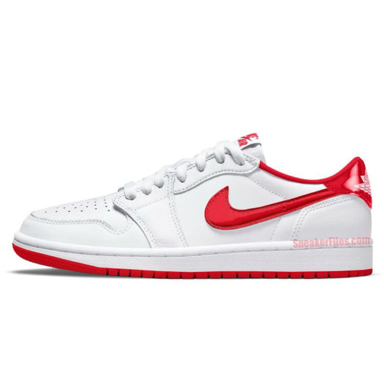 Another look at the Air Jordan 1 High Zip AWOK Low OG "Metallic Red" CZ0790-161