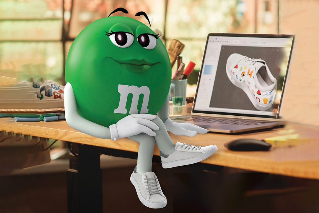 green m&m