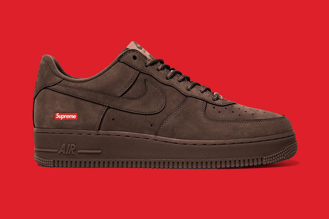 Supreme Unveils Epic Nike Air Force 1 Low Baroque Brown Collaboration -  Fastsole