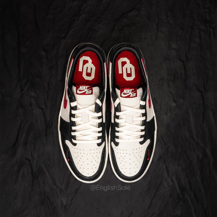 Air Jordan royal 11 IE Low Referee x Jordan royal Retro 11 Ele T-Shirt Low "Oklahoma Sooners" PE