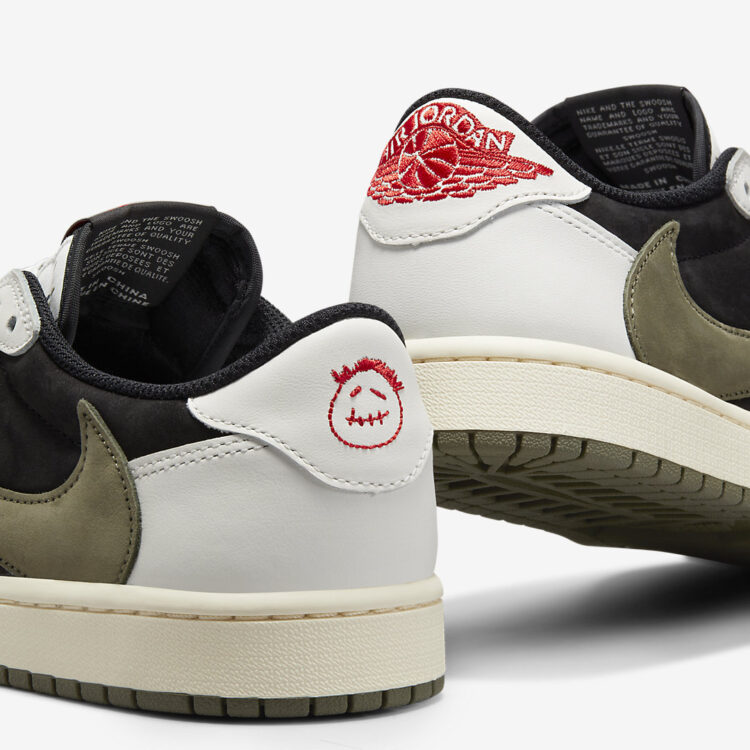 Air Jordan 1 Low SP Travis Scott Olive – Spicysneakers