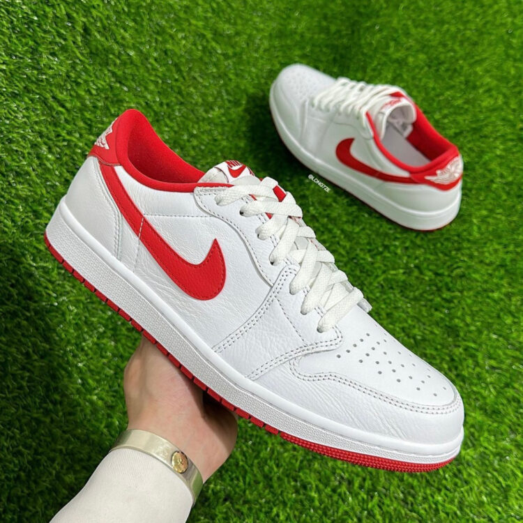 Another look at the Air Jordan 1 High Zip AWOK Low OG “University Red” CZ0790-161