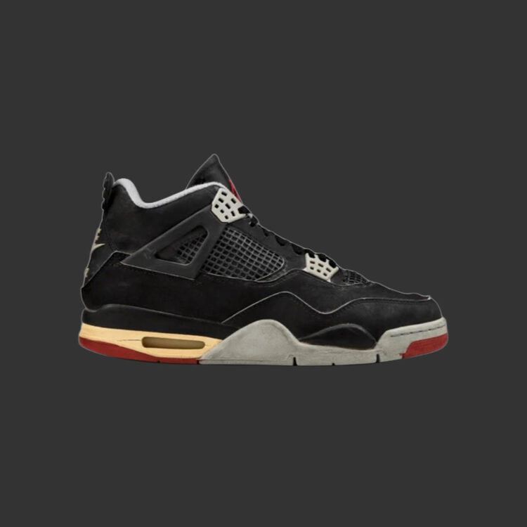 Air Jordan 4 "Bred" Reimagined for 2024 (1989 Pair Pictured)