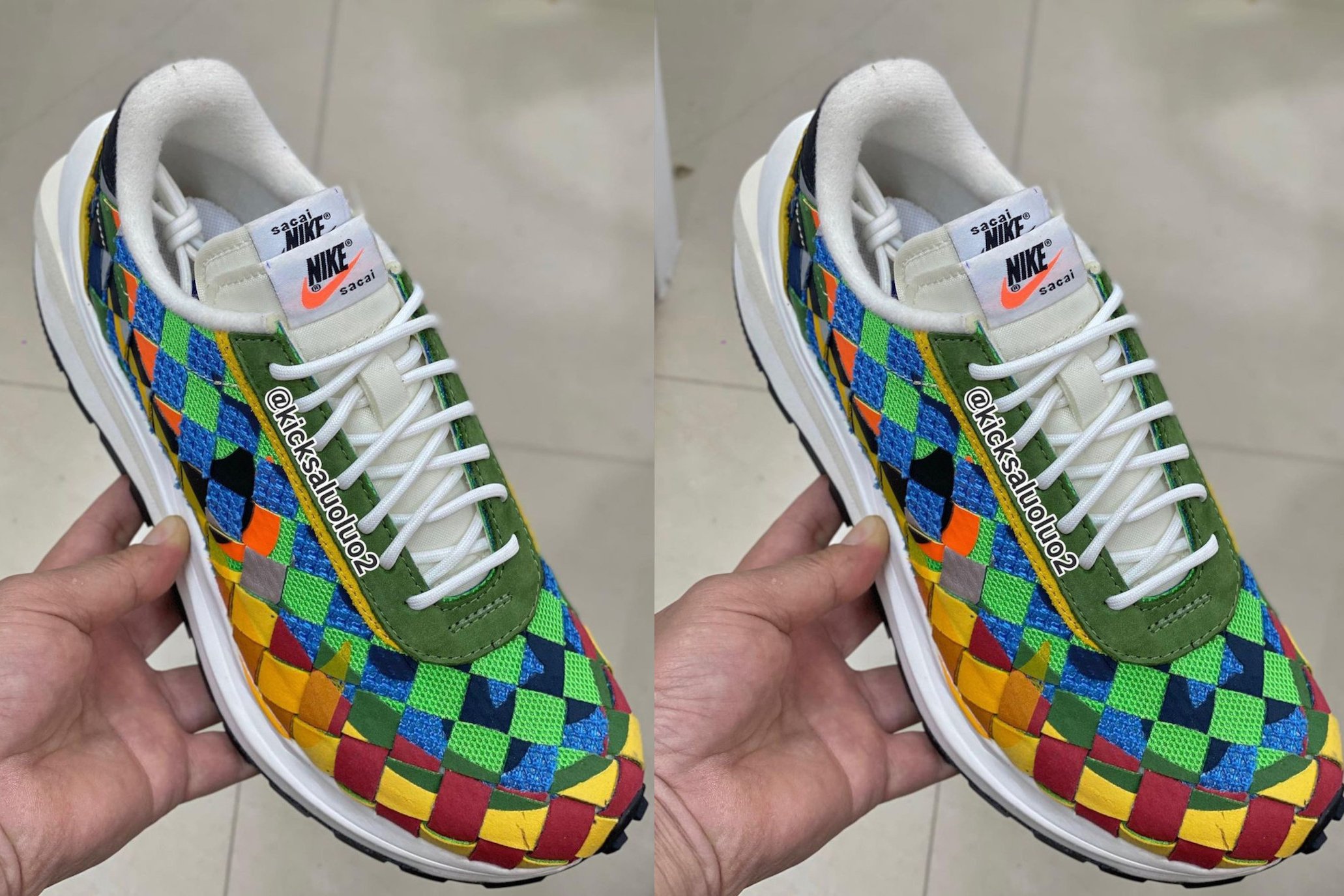 A “Multi-Color” sacai x Nike Waffle Woven Is on the Way
