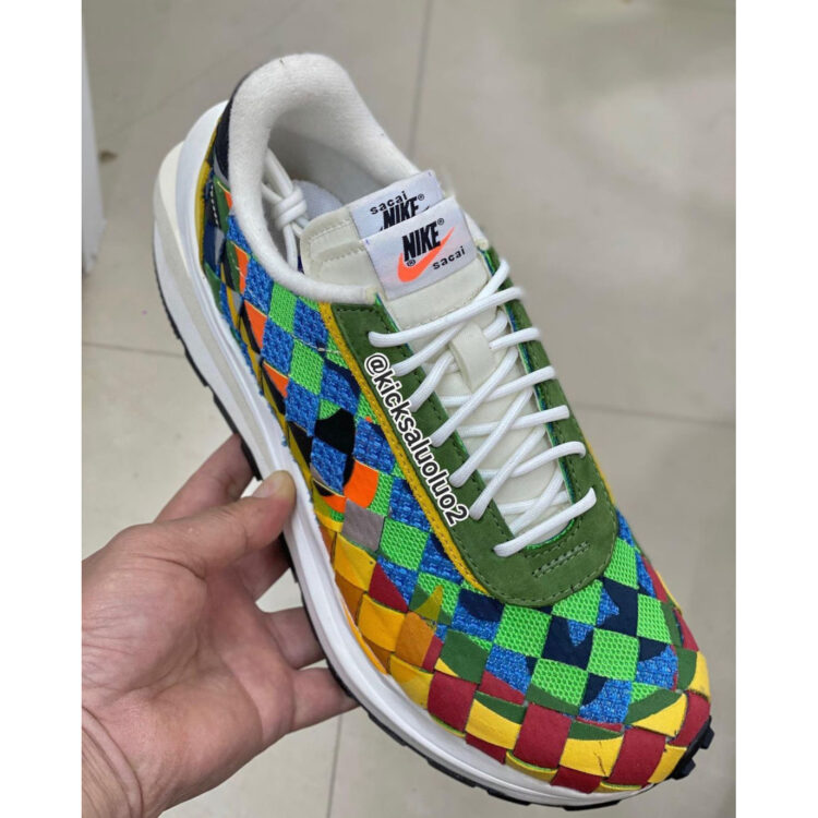 sacai x Nike Waffle Woven "Multi-Color"