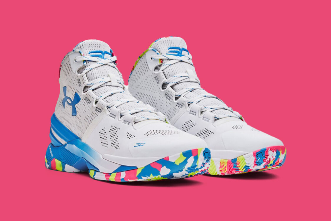 the rock under armour collection 2020 pr2 training shoe “Splash Party” 3026282-100