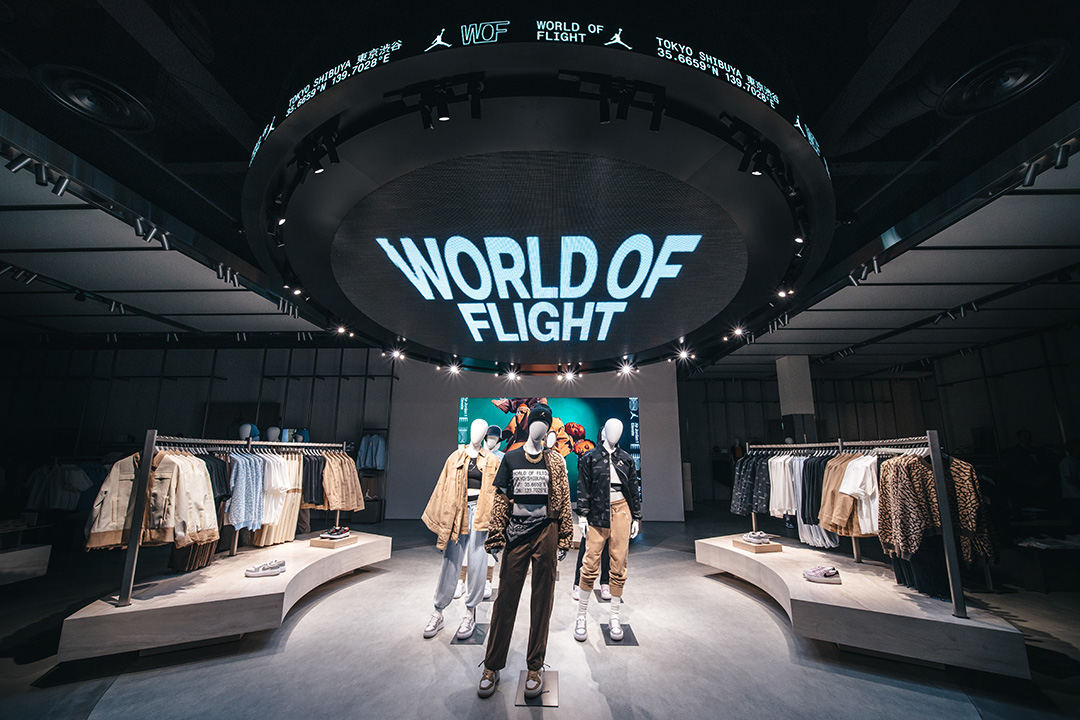 Jordan Brand World of Flight Opens in Shibuya