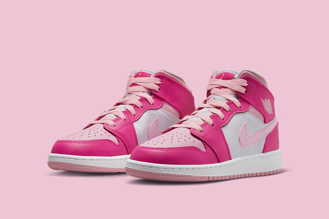 Air Jordan 1 Mid GS "Medium Soft Pink" FD8780-116