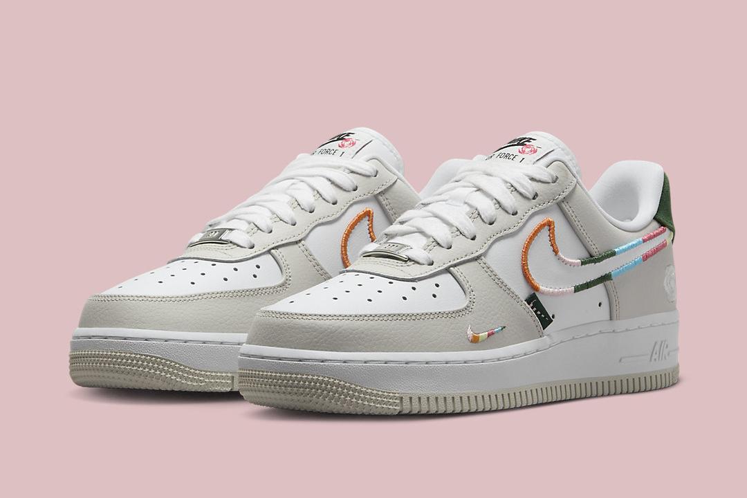 Floral Embroideries Blossom On The Nike Air Force 1 Low