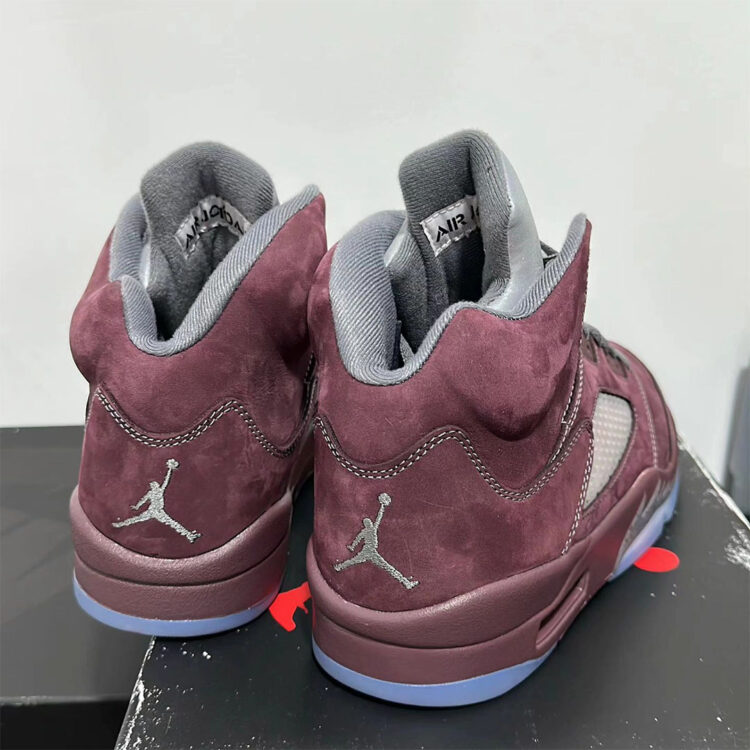 Air Jordan 5 "Burgundy" DZ4131-600 (Image via Linkedsole/Instagram)