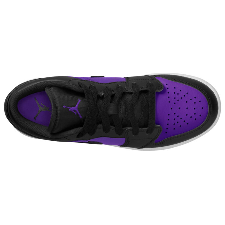 Air Jordan 1 Low GS "Black/Purple" 553560-505