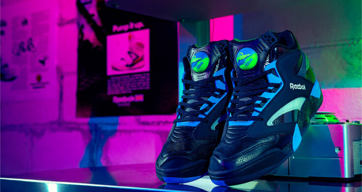 Reebok Left Leg Logo Reebok Shaq Victory Pump