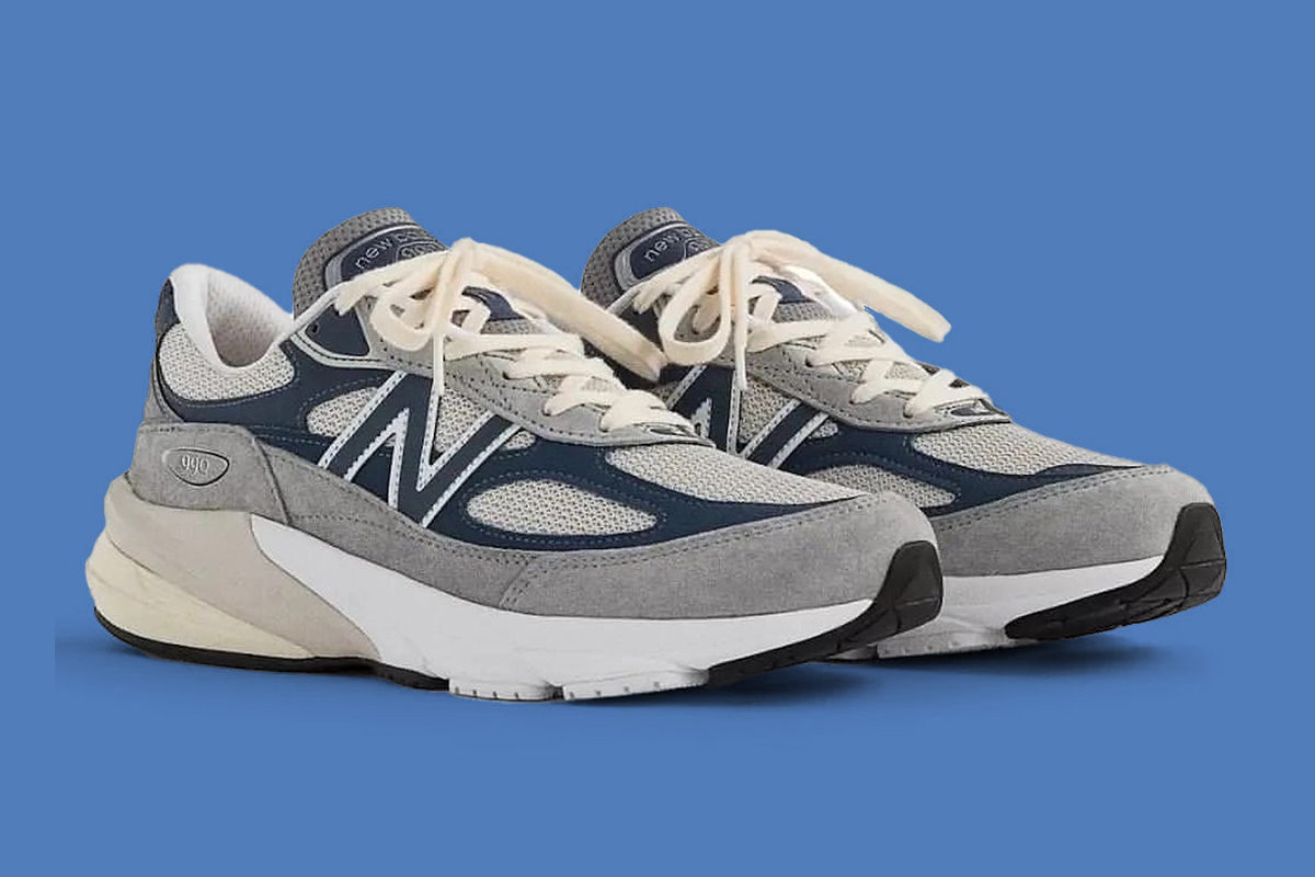 The New Balance 990v6 Made In USA Drops in an Understated “Grey/Navy” Outfit