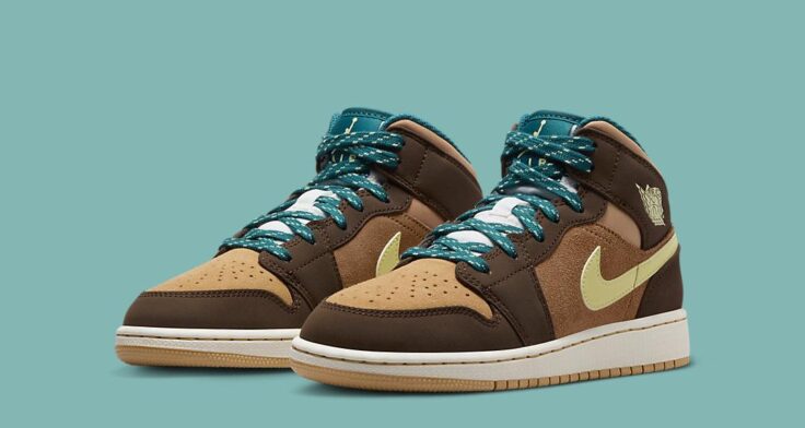 Nike Air Jordan 1 Low FlyEase Mid GS "Cacao Wow" DZ6335-200