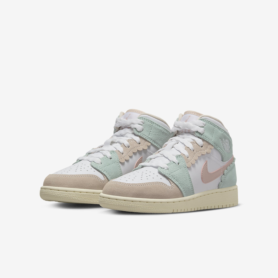 Air jordan 1 online mid gs pink