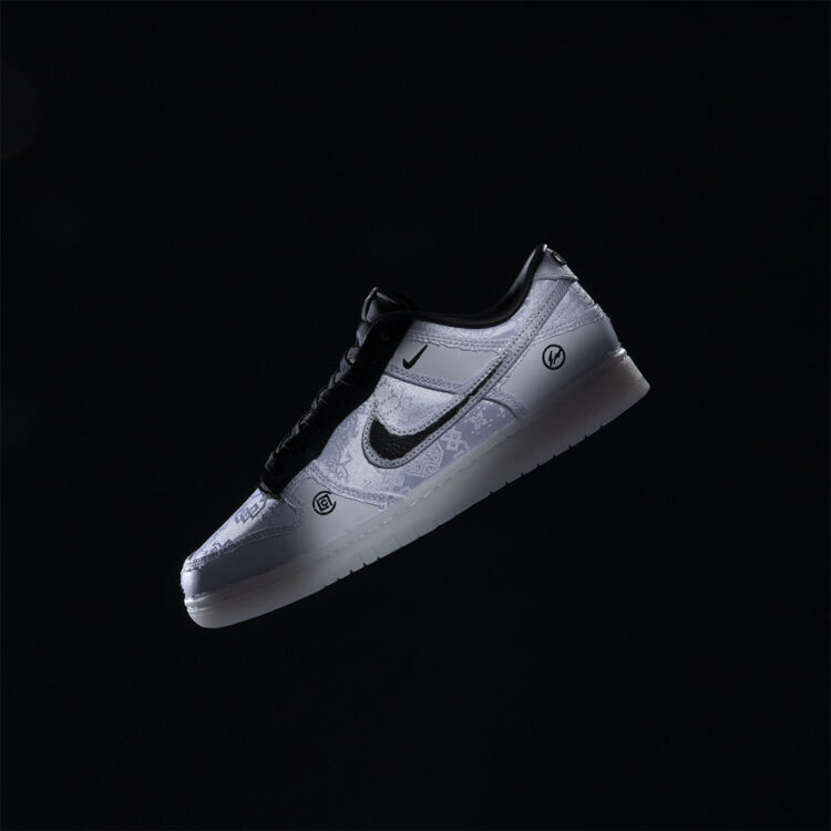 CLOT x fragment x nike half blue half white shoe color chart (FN0315-110)