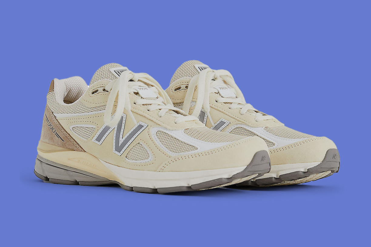 The New Balance 990v4 Made in USA Gets a Clean “Cream” Makevoer