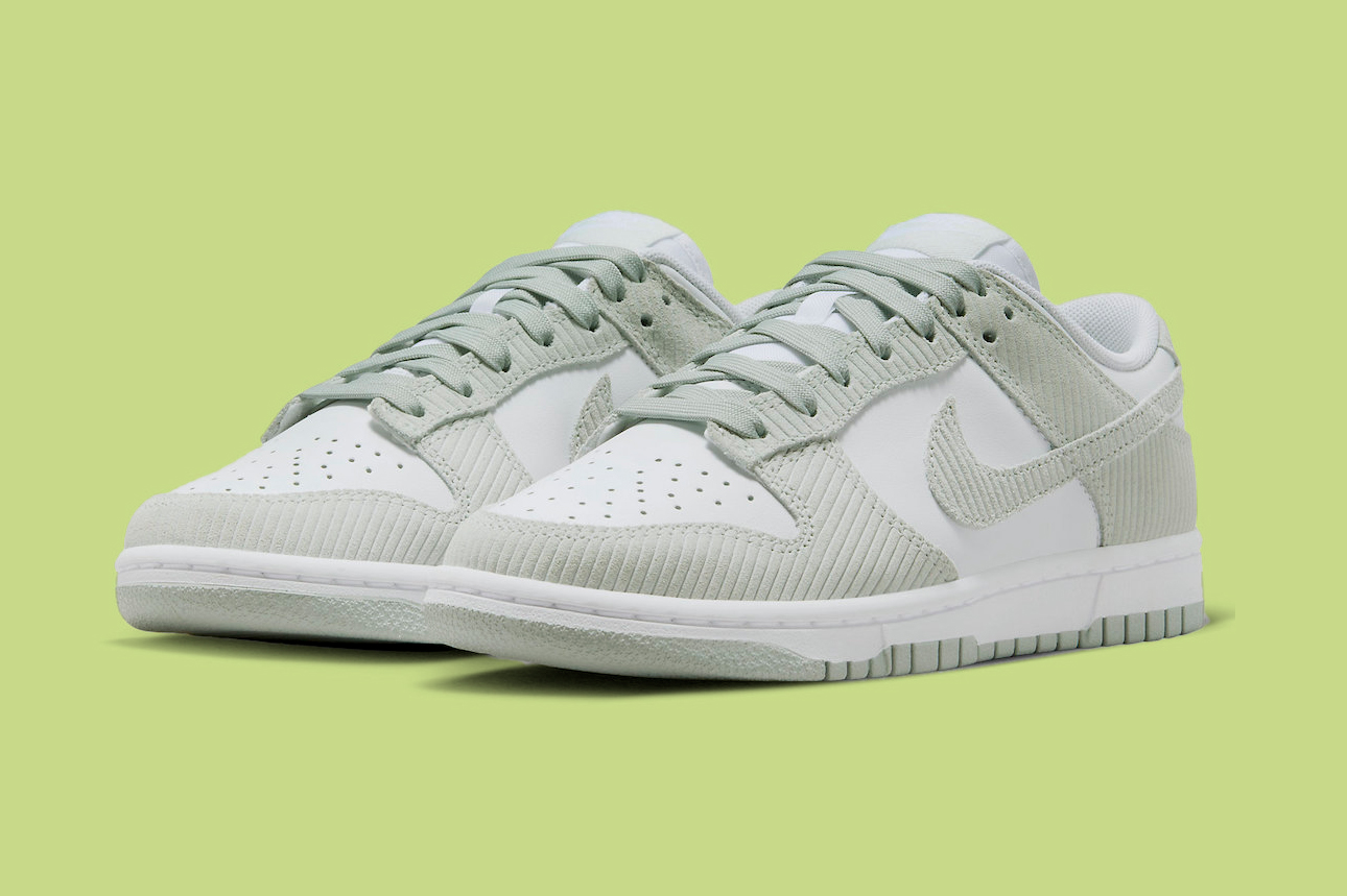 Nike Updates the Dunk Low With “Grey Corduroy”