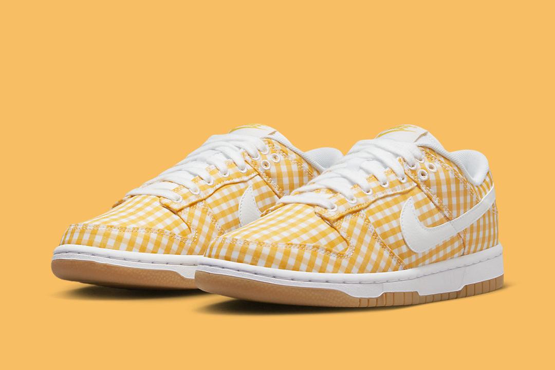 This Yellow Nike Dunk Low Joins Nike’s “Gingham” Collection