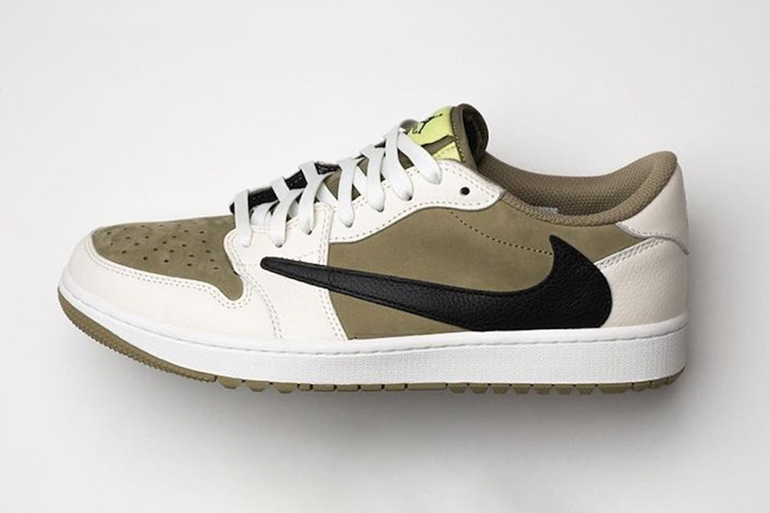 The Travis Scott x Air Jordan 1 Low Golf Rumored to Release for Holiday 2023