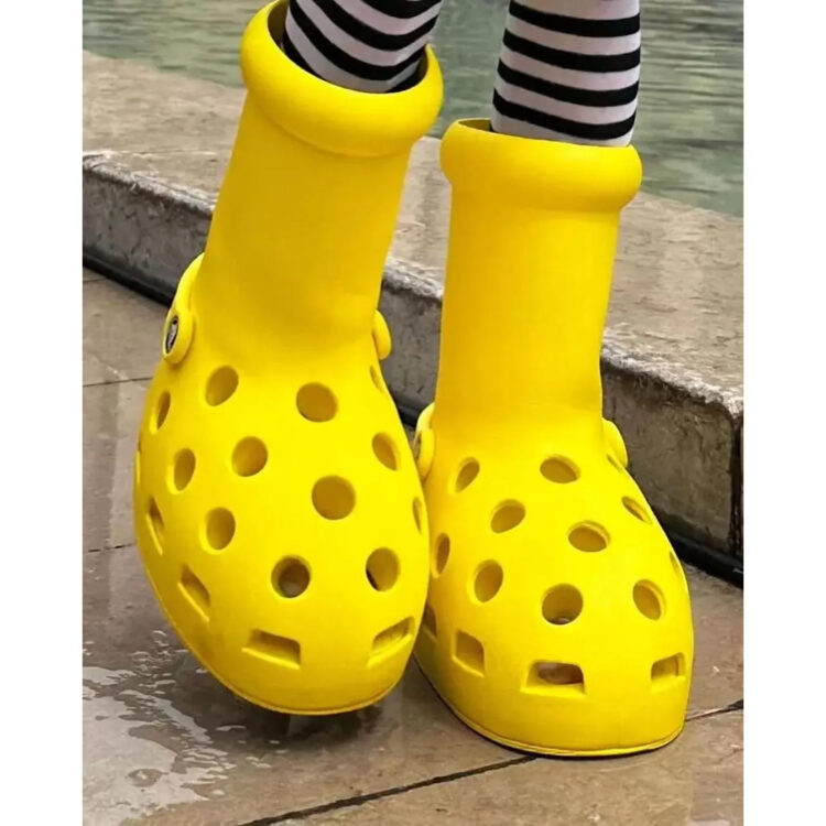 Crocs x MSCHF “Big Yellow Boot” | Nice Kicks