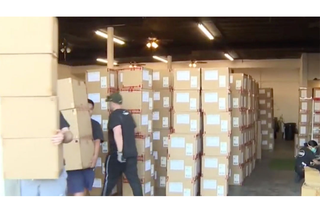 LAPD Recovers $7 Million Worth of Stolen Nike Sneakers in Warehouse