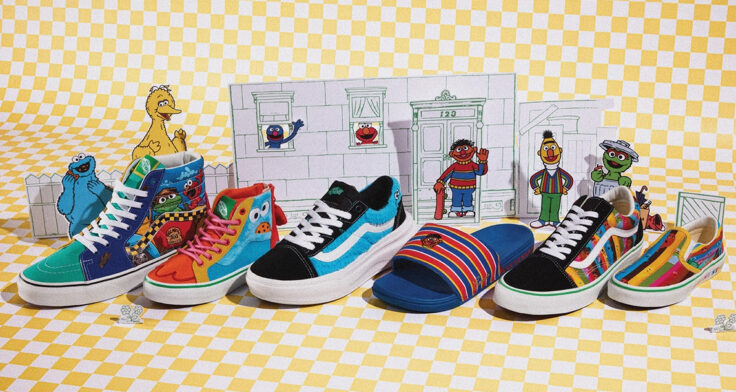 Sesame Street x Farben vans Collection 2023