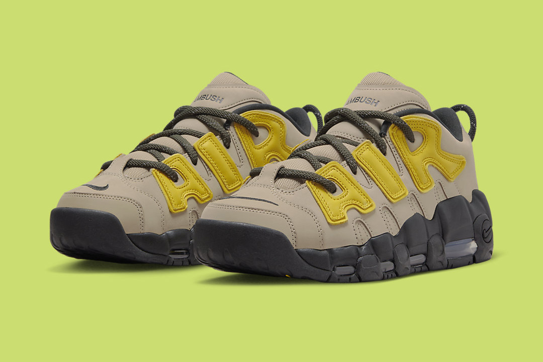 Yoon’s AMBUSH x Nike Air More Uptempo Low “Limestone” Releases Soon