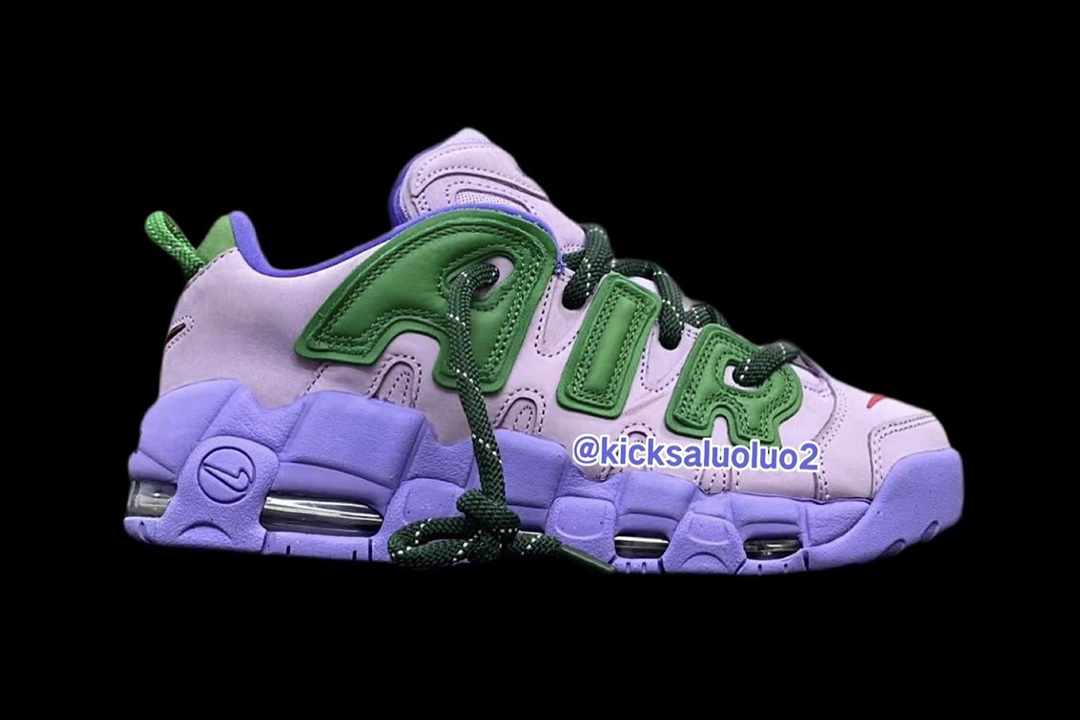 The AMBUSH x Nike Air More Uptempo Low Surfaces in “Lilac”