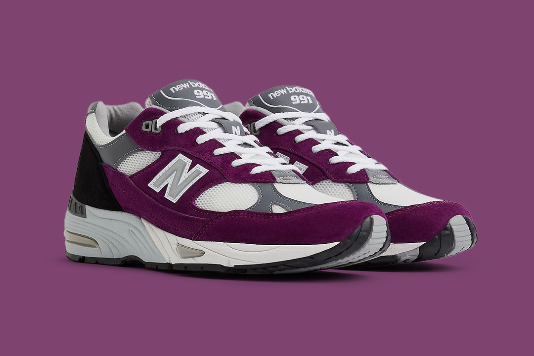 Sip on “Grape Juice” in the New Balance 991 Made In U.K.