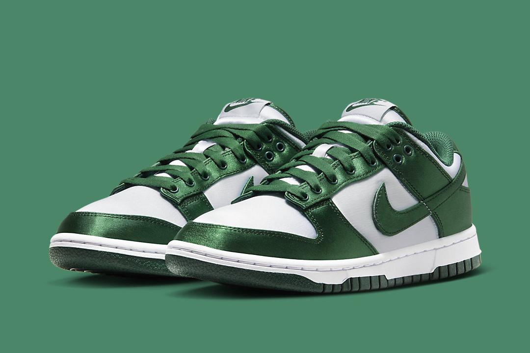 The Women’s Nike Dunk Low Suits Up in “Satin Green”