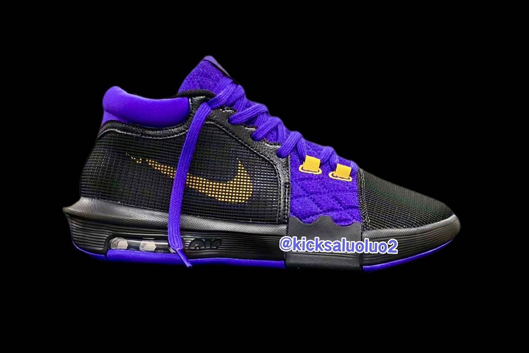 The Nike LeBron Witness 8 Gears Up in a “Lakers” Colorway