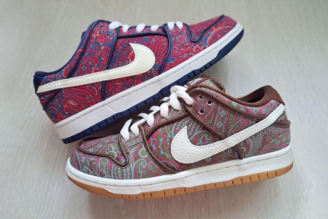 Take a Closer Look at the Nike SB Dunk Low “Paisley” Sample