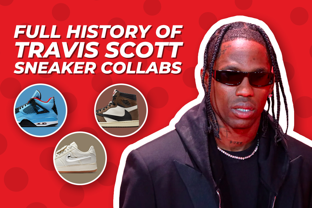 When did Travis Scott start his relationship with Nike? Timeline