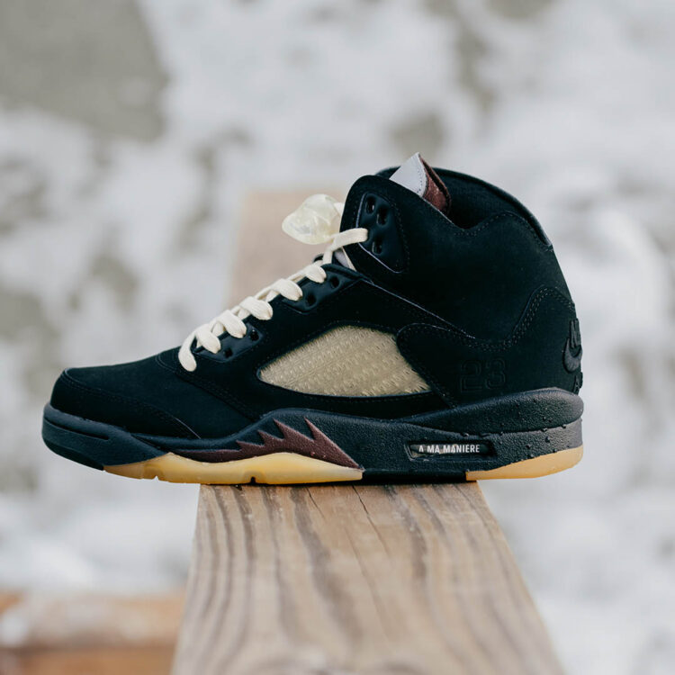 A Ma Maniere x Air facts jordan 5 "Black" FD1330-001