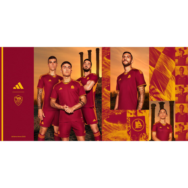 Nice Kits: adidas AS Roma 23/24 Home Kit